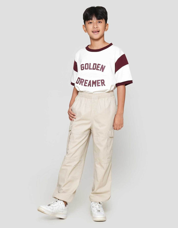 Nevada Non Stretch Karet Pocket Celana Jogger Anak Laki-laki