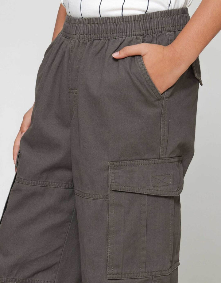 Nevada Non Stretch Karet Pocket Celana Jogger Anak Laki-laki