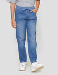 Nevada Washed Regular Ribbed Waistband Celana Denim Anak Laki-laki