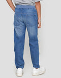 Nevada Washed Regular Ribbed Waistband Celana Denim Anak Laki-laki
