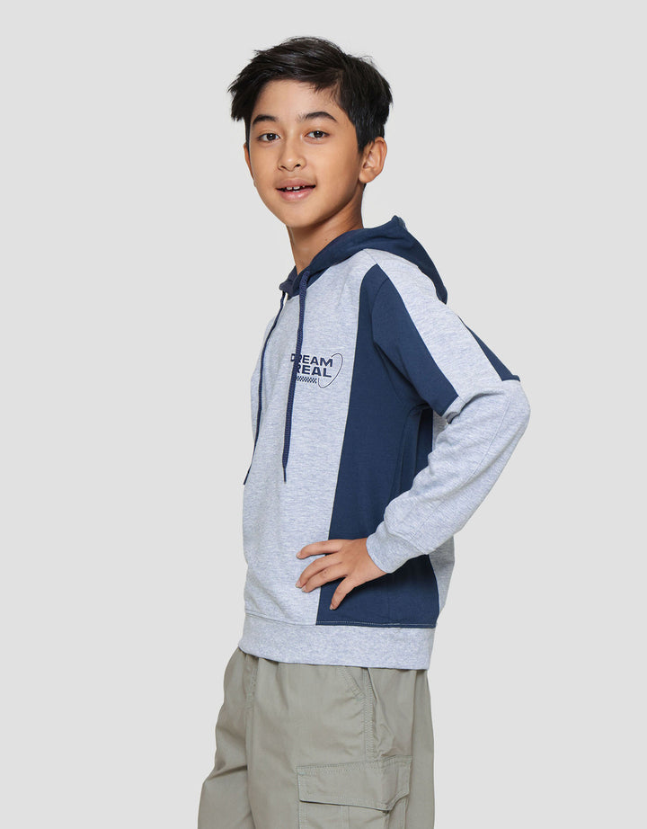 Nevada Hoodie Contrast Cut N Sewn Sweater Anak Laki-laki