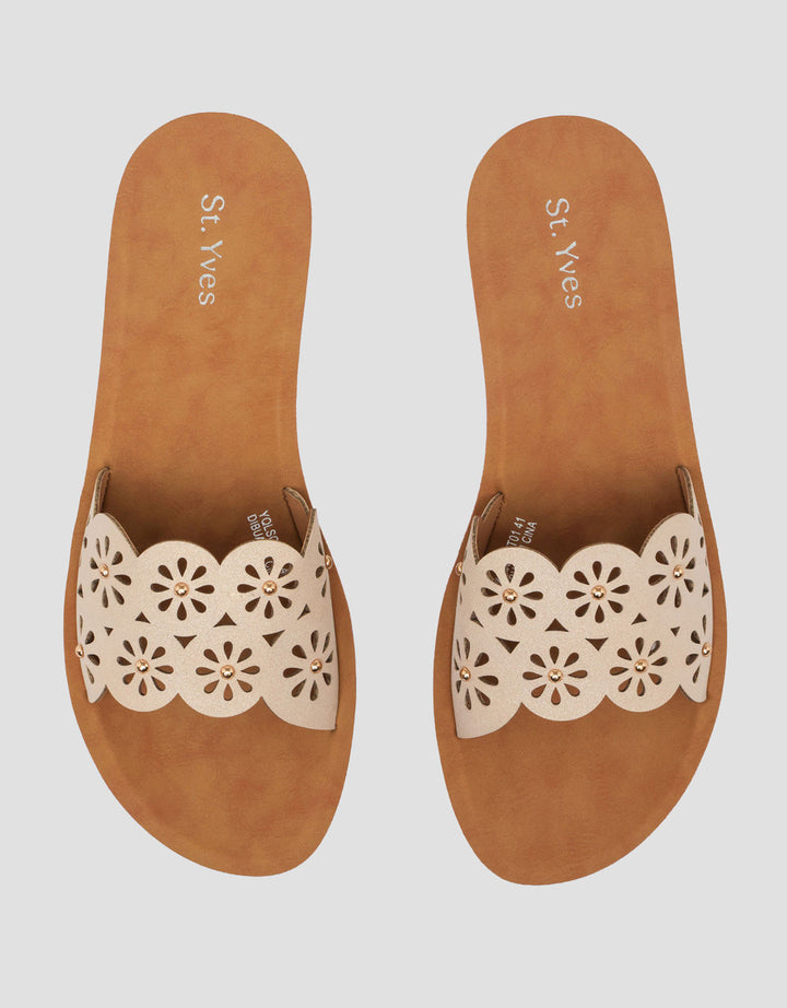 St. Yves Sandal Slipper Yqlscut01 Wanita