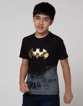 Character Batman Kontras Logo Aluminium Short Sleeve T-Shirt