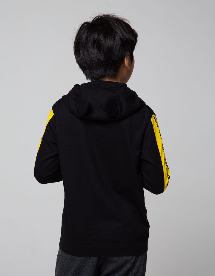 Character Sweater Batman Logo Hood Ear Ribbon