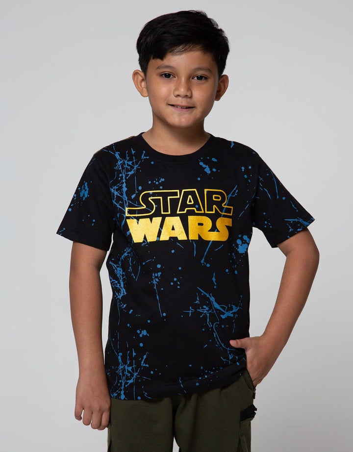 Star Wars Marble Logo Short Sleeve T-Shirt
