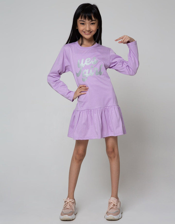 Nevada Long Sleeve Midi Dress Daily Yes Girl