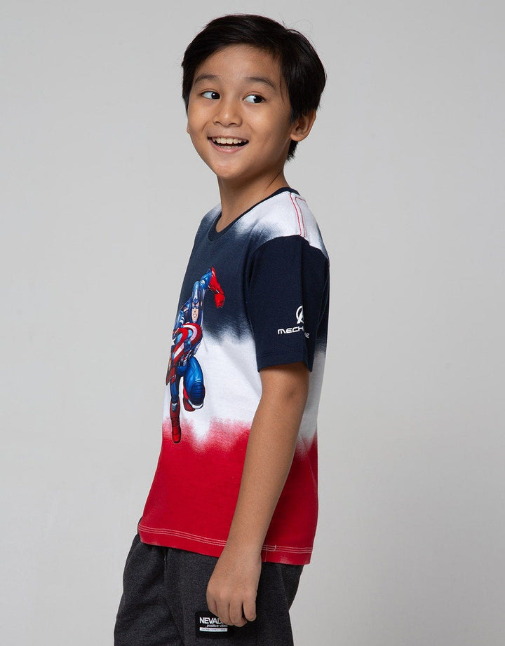 Marvel Avengers T-Shirt Contrast Captain