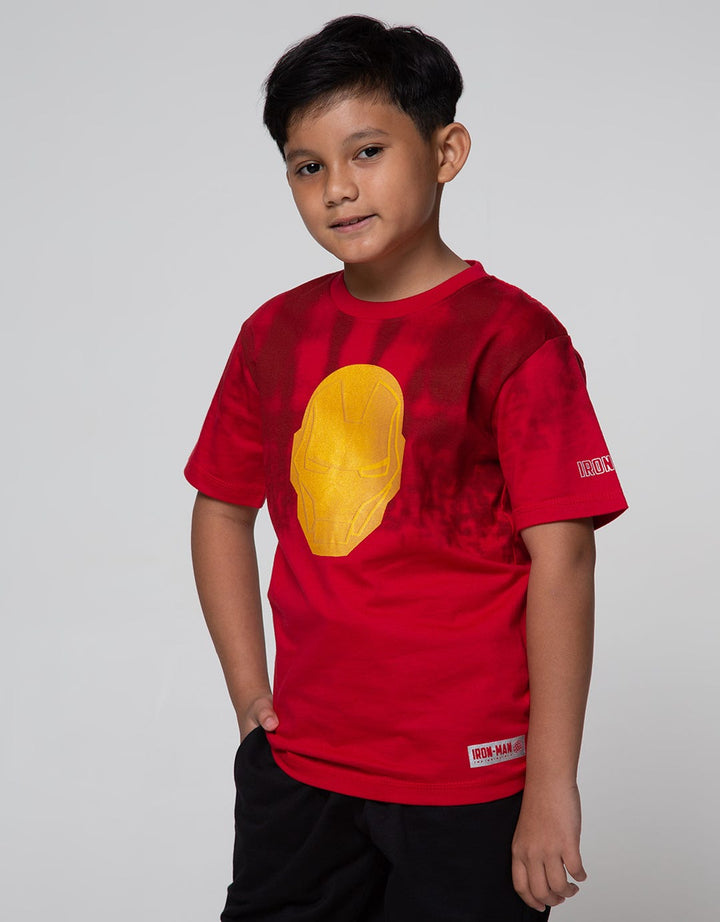 Marvel Ironman Head Short Sleeve Short Sleeve T-Shirt