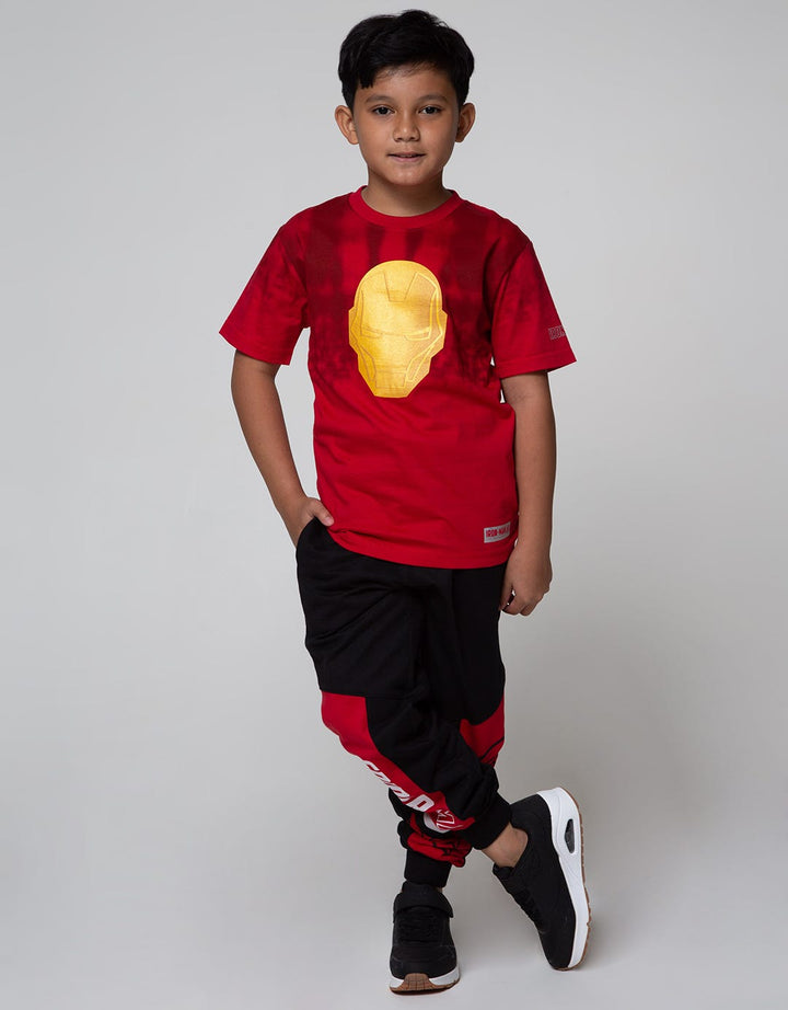 Marvel Ironman Head Short Sleeve Short Sleeve T-Shirt