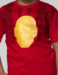 Marvel Ironman Head Short Sleeve Short Sleeve T-Shirt