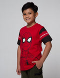 Marvel Spiderman Head Short Sleeve T-Shirt