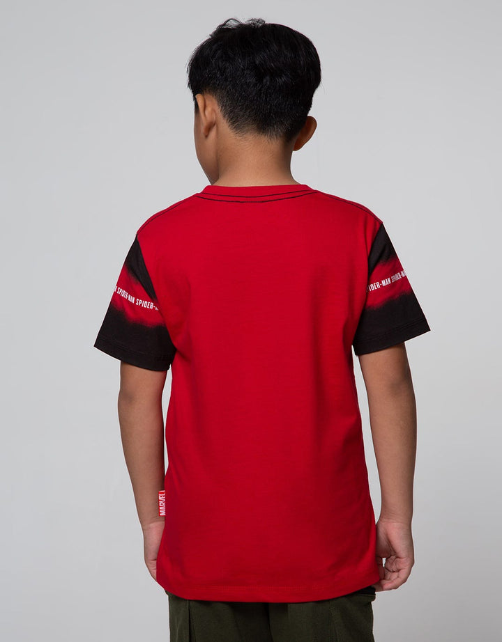Marvel Spiderman Head Short Sleeve T-Shirt