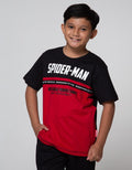 Marvel Spiderman Cut Sewn Ribbon Short Sleeve T-Shirt