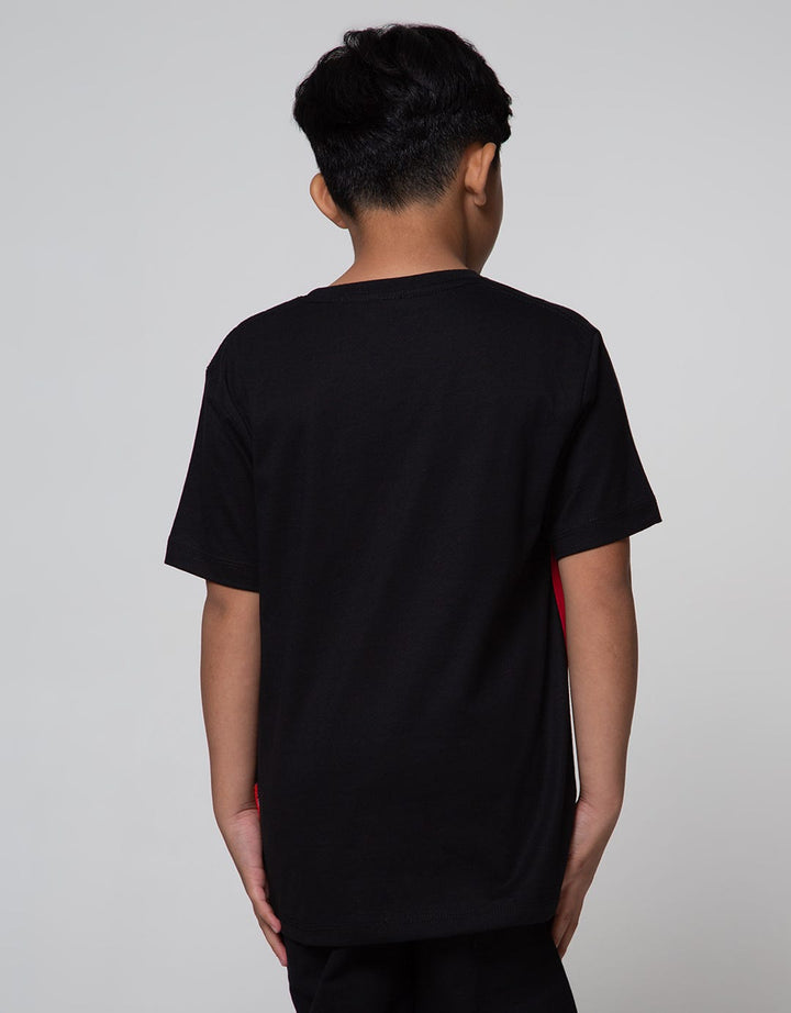 Marvel Spiderman Cut Sewn Ribbon Short Sleeve T-Shirt