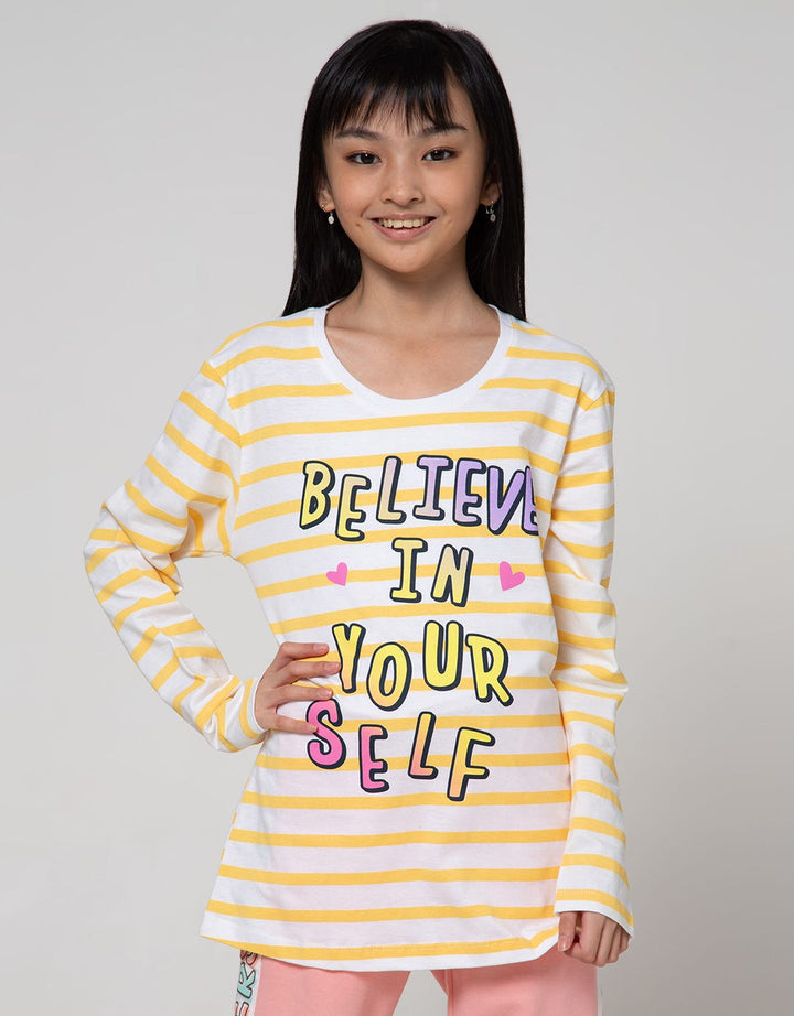 Nevada Long Sleeve T-Shirt Full Print Wording Believe In