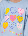 Nevada Long Sleeve T-Shirt Basic Many Hearts