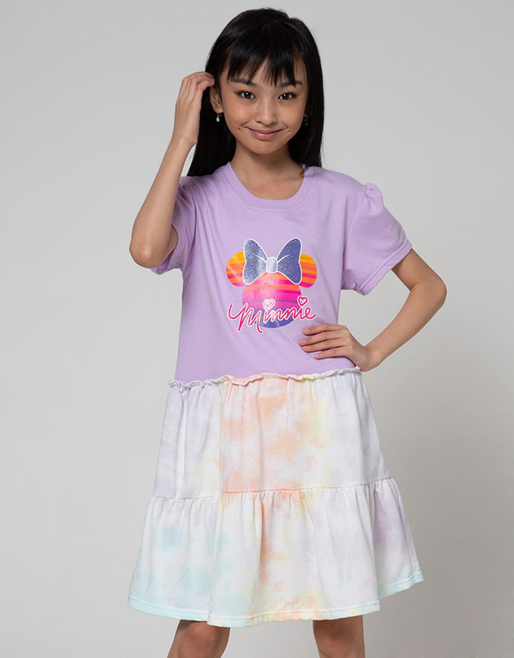 Disney Ombre Minnie Skate Dress Short Sleeve