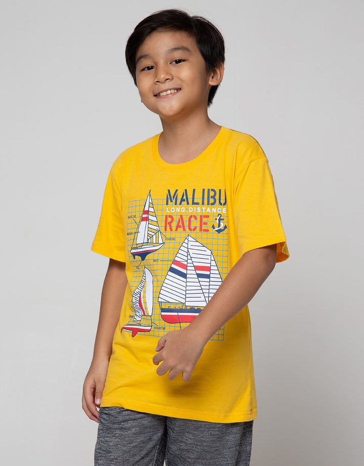 Aero Short Sleeve Printnofloc Regu Robot Malibu Ship