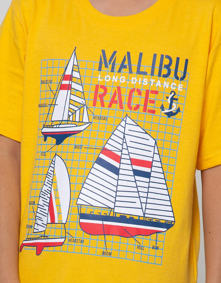 Aero Short Sleeve Printnofloc Regu Robot Malibu Ship