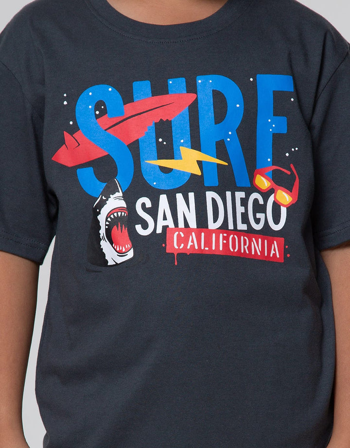 Aero Basic Short Sleeve T-Shirt Print Squad Shark