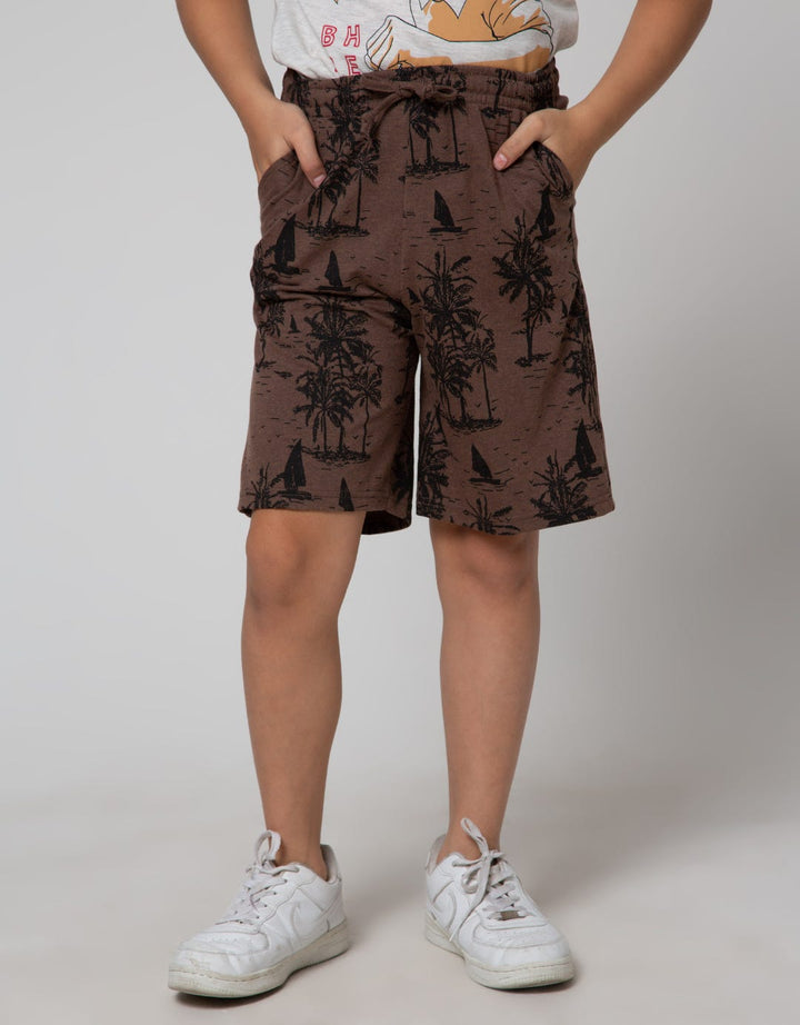 Aero Short Pants Print Tade Desert