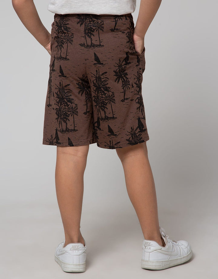 Aero Short Pants Print Tade Desert