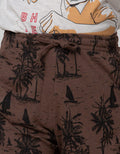 Aero Short Pants Print Tade Desert
