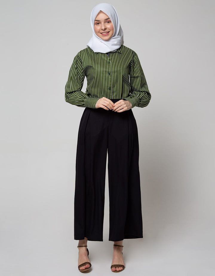 Annisa Long Pants Culottes Pleats