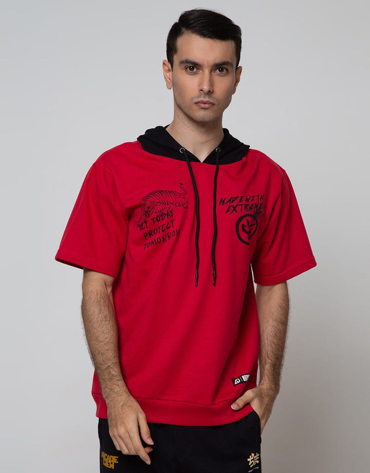 SS T-SHIRT HOODIE RE