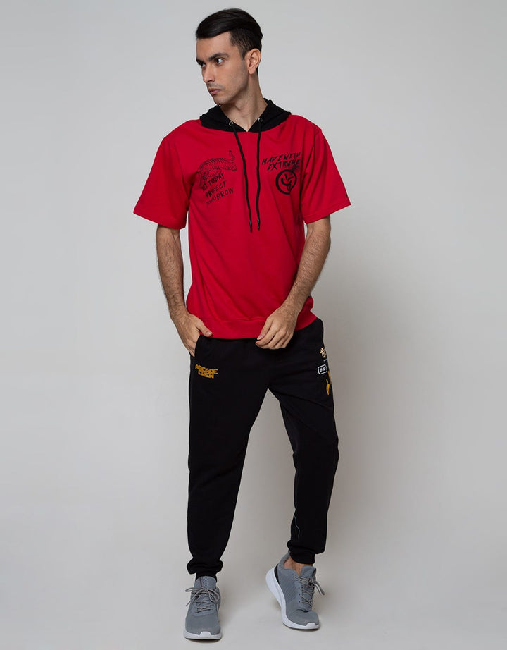 SS T-SHIRT HOODIE RE