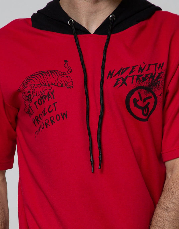 SS T-SHIRT HOODIE RE
