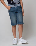 Aero Crop Denim Squad Rib Cracking Side