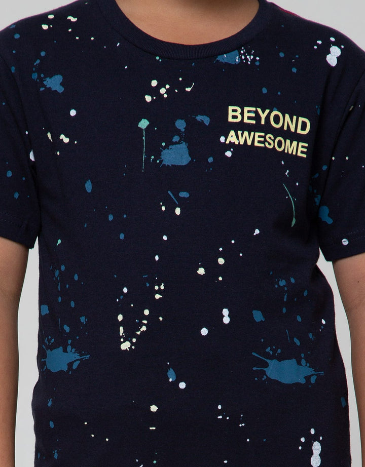 Little M Short Sleeve T-Shirt  Splash Awesome