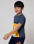 Little M Short Sleeve T-Shirt Leopard Flip