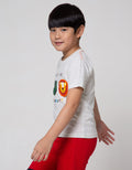 Little M Short Sleeve T-Shirt Aniimal Aplikasi Flip