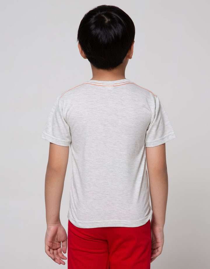 Little M Short Sleeve T-Shirt Aniimal Aplikasi Flip