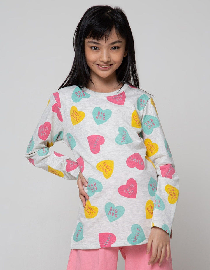 Nevada Long Sleeve T-Shirt Full Print Love With Wording