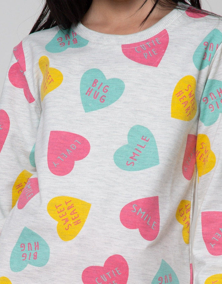 Nevada Long Sleeve T-Shirt Full Print Love With Wording