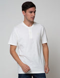 Nevada Short Sleeve T-Shirt Basic Henley Cotton 24S