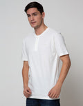 Nevada Short Sleeve T-Shirt Basic Henley Cotton 24S