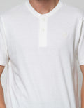 Nevada Short Sleeve T-Shirt Basic Henley Cotton 24S