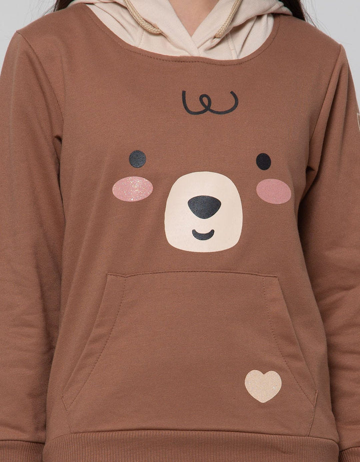 Aero Sweatshirt Sweatshirt Hoodie Bear Face