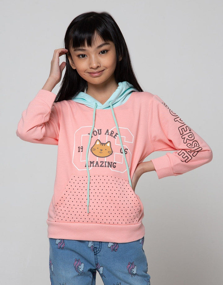 Aero Sweatshirt Hoodie Cool Cat Face