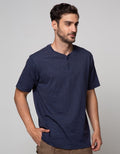 Cole Short Sleeve T-Shirt Henley Basic Kishen