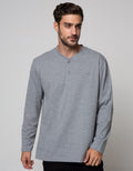 Cole Long Sleeve T-Shirt Henley Basic Kilhen