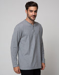 Cole Long Sleeve T-Shirt Henley Basic Kilhen