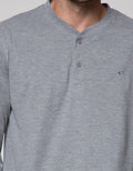Cole Long Sleeve T-Shirt Henley Basic Kilhen