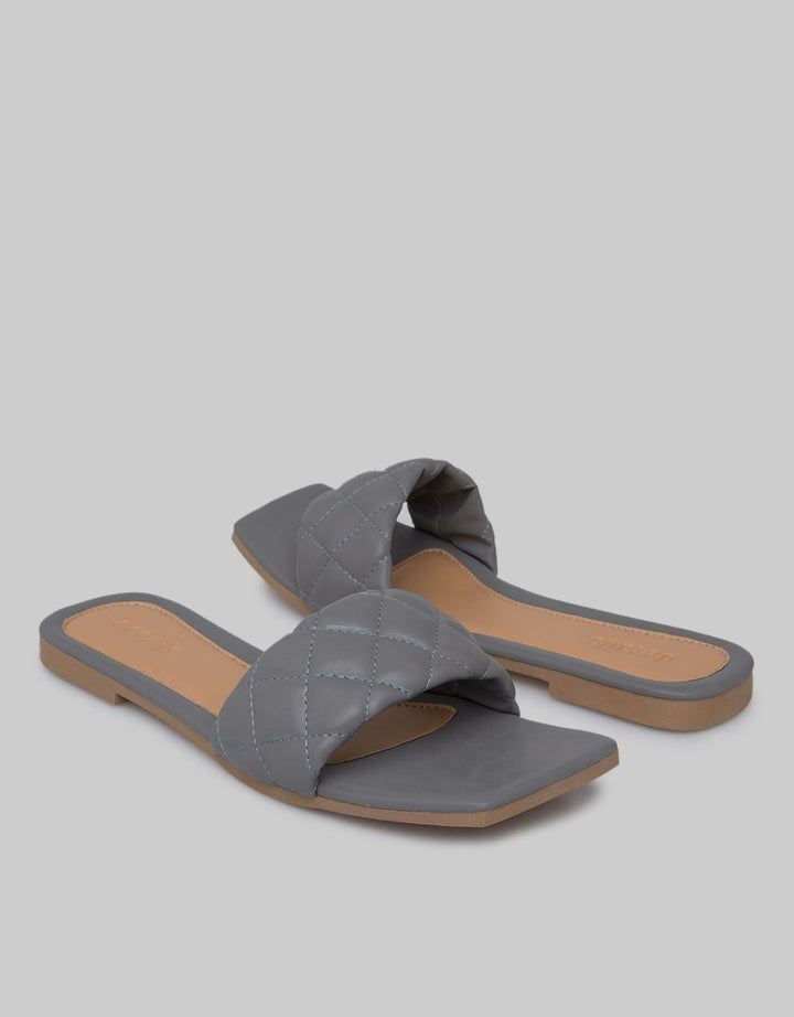 Details Slipper Sandals Wide Strap