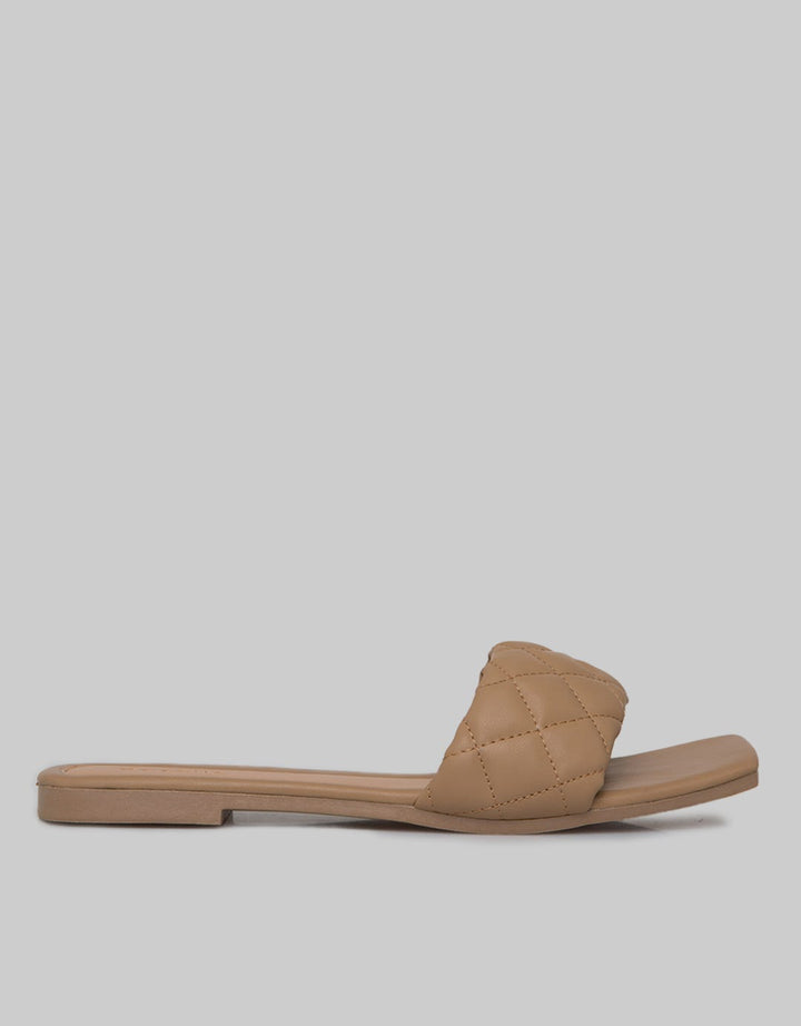Details Slipper Sandals Wide Strap