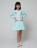 Aero Long Sleeve Dress Cool Cat Face